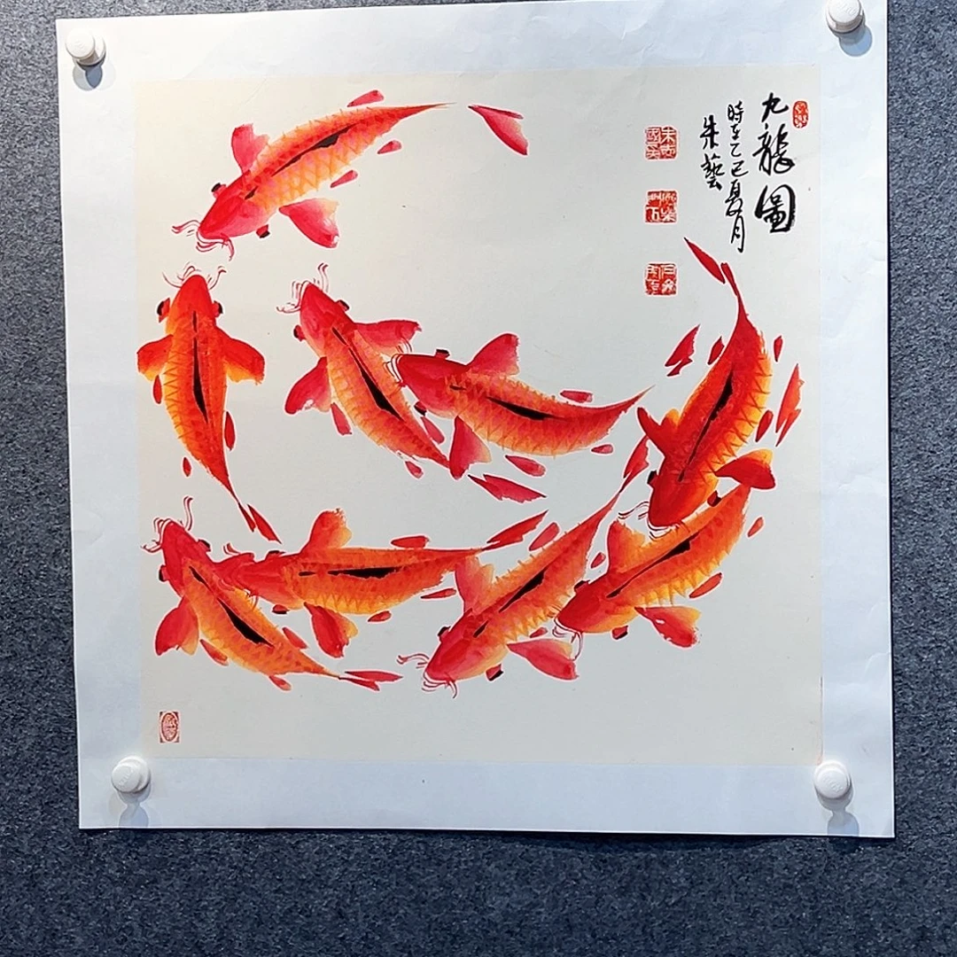 国画纯手绘系列画心