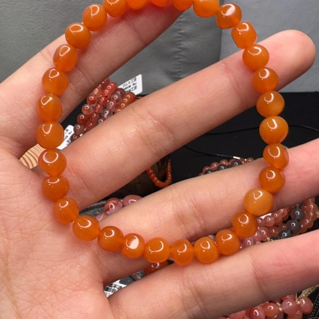 石英质玉（黄龙玉）手串未镶嵌1