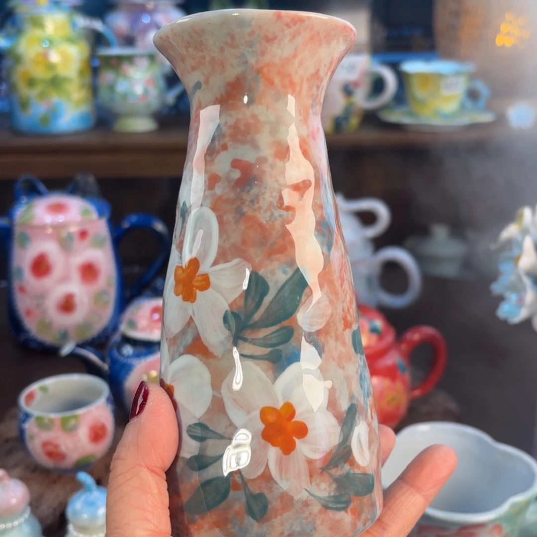 景德镇手绘高温釉下彩陶瓷茶具