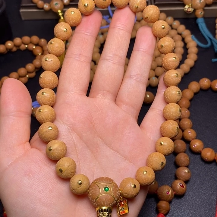 凤眼菩提手串铜钉12+手持