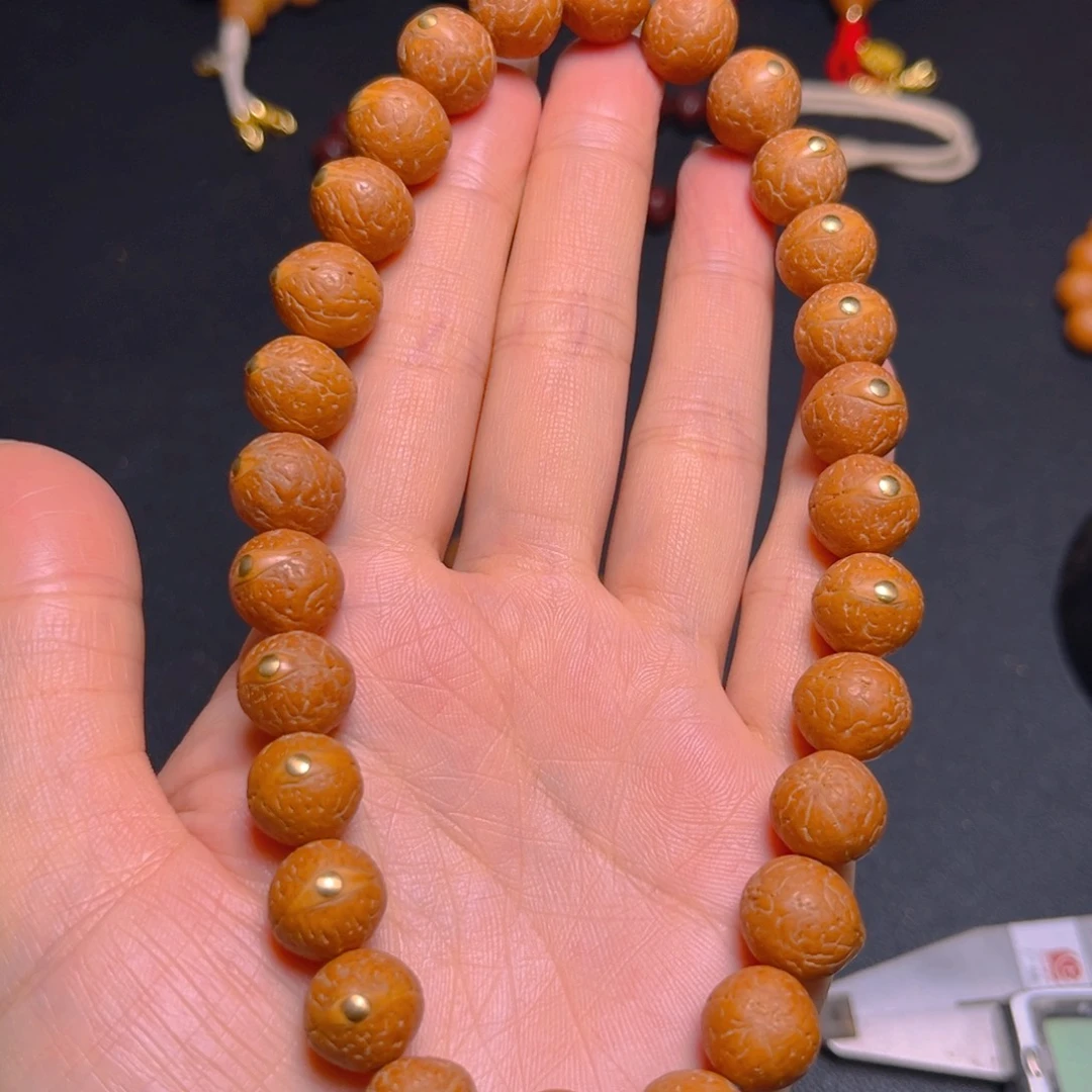 凤眼菩提吊坠12mm2025精品铜钉手持