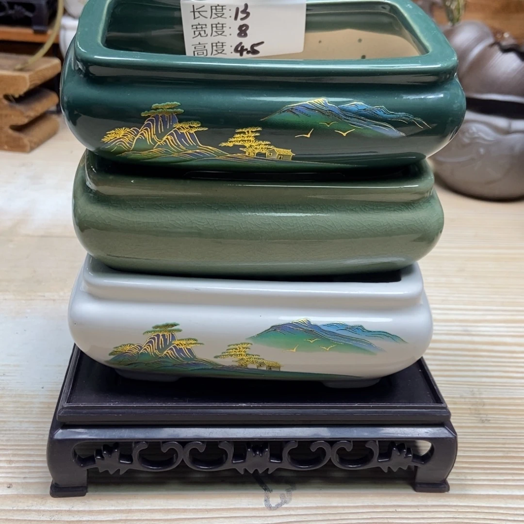 瓷片陶瓷花盆陶瓷艺术
