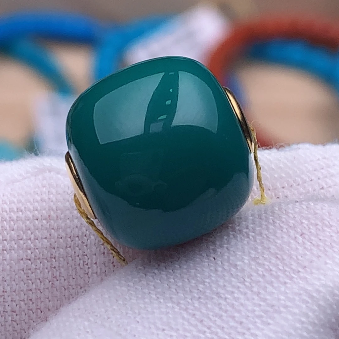 绿松石未镶嵌珠宝奇石13.3*13.3mm