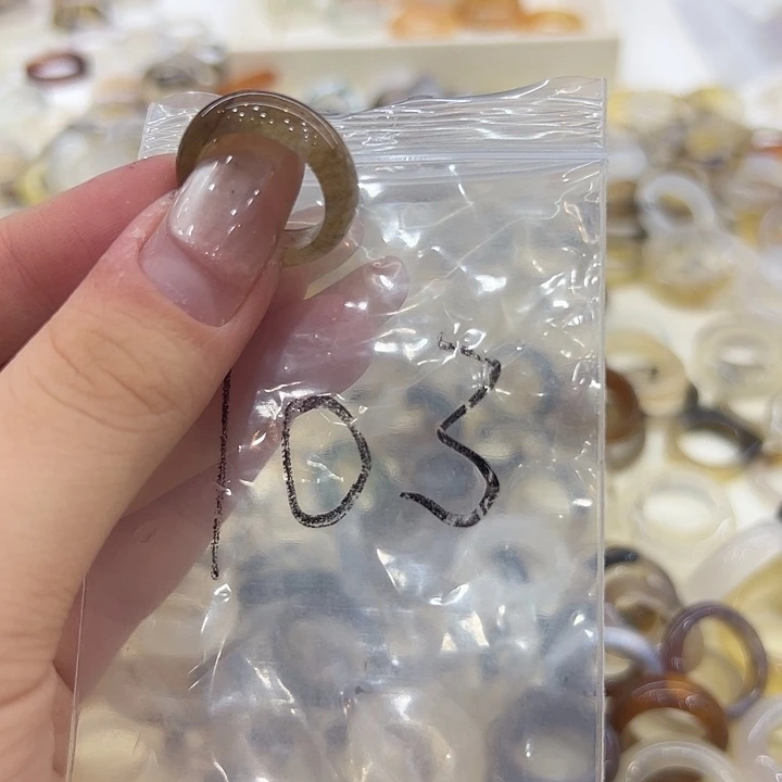 合金戒指玛瑙/玉髓103港11