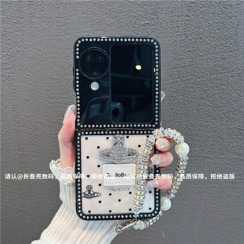 （OPPOfindN3flip系列)折叠钻石款适用OPPOfindN3flip手机壳防摔潮