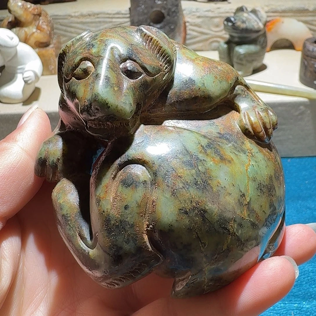 一***水玛瑙/玉髓未镶嵌笔搁