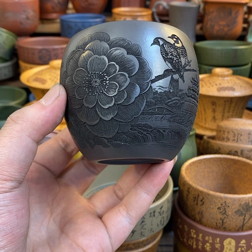 【闪购商品】紫砂杯子宜兴全手工紫砂杯