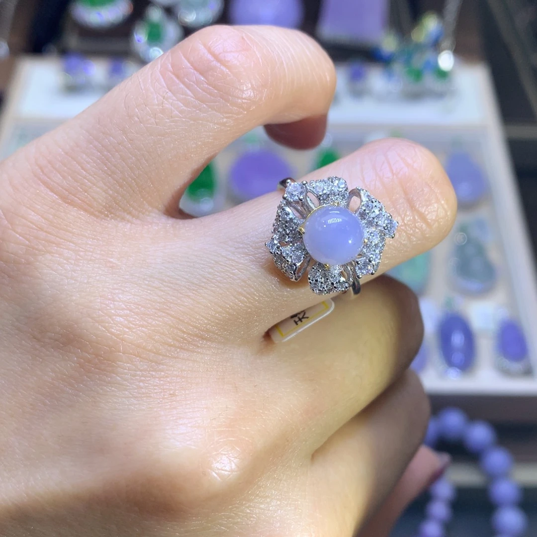 翡翠颈饰银S925镶嵌翡翠