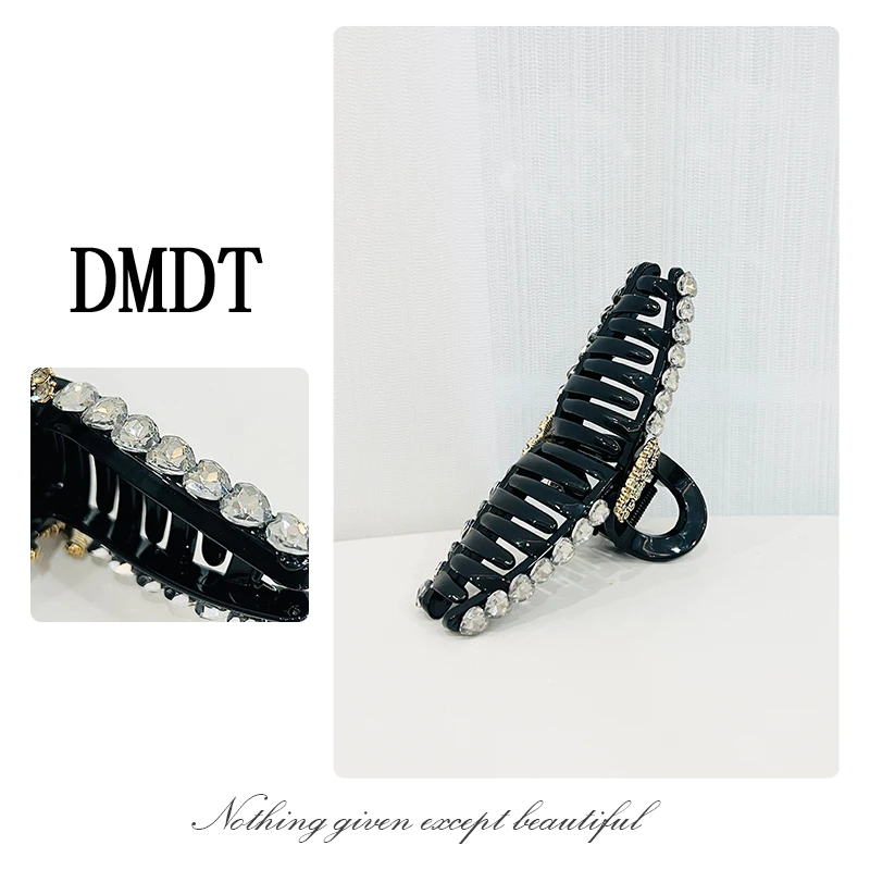 【DMDT潮牌】新品 “流动盛宴”爱心钻鲨鱼夹女百搭发夹B1981