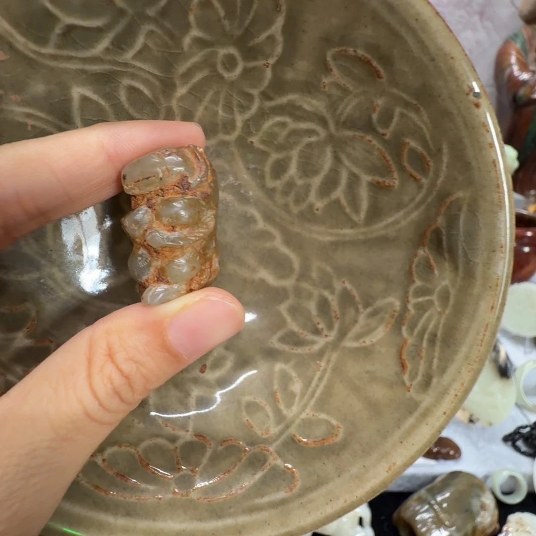 笑***傲瓷片瓷器瓷器小熊