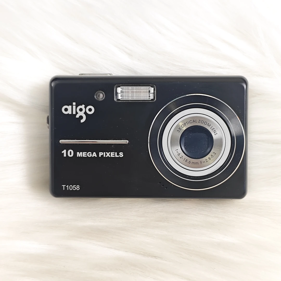 9新 aigo/爱国者 t1058 黑色 出片清晰冷白皮 配件齐全