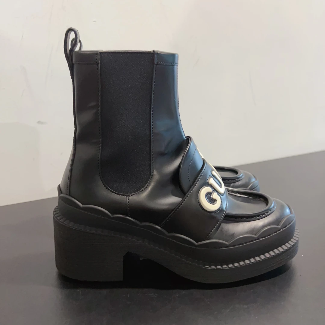 99新 GUCCI/古驰  短靴 尺码38成色看直播GSH0978