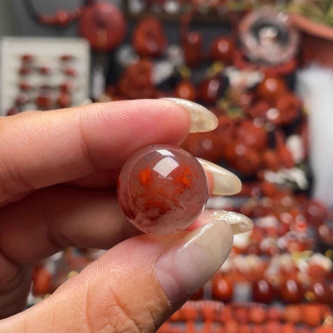 【闪购商品】南红玛瑙圆珠19.5未镶嵌