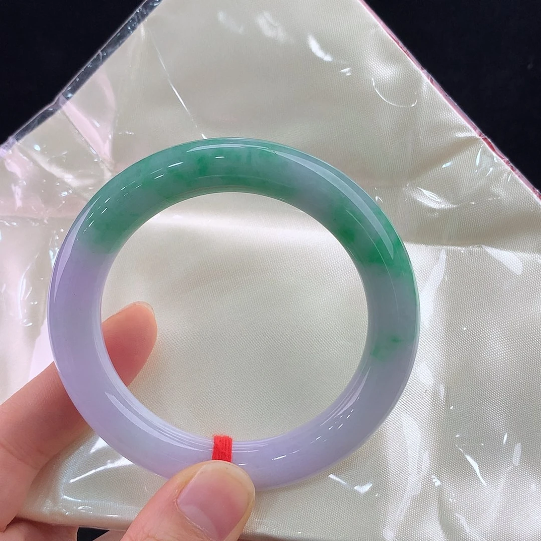 翡翠未镶嵌手镯正圈57/58