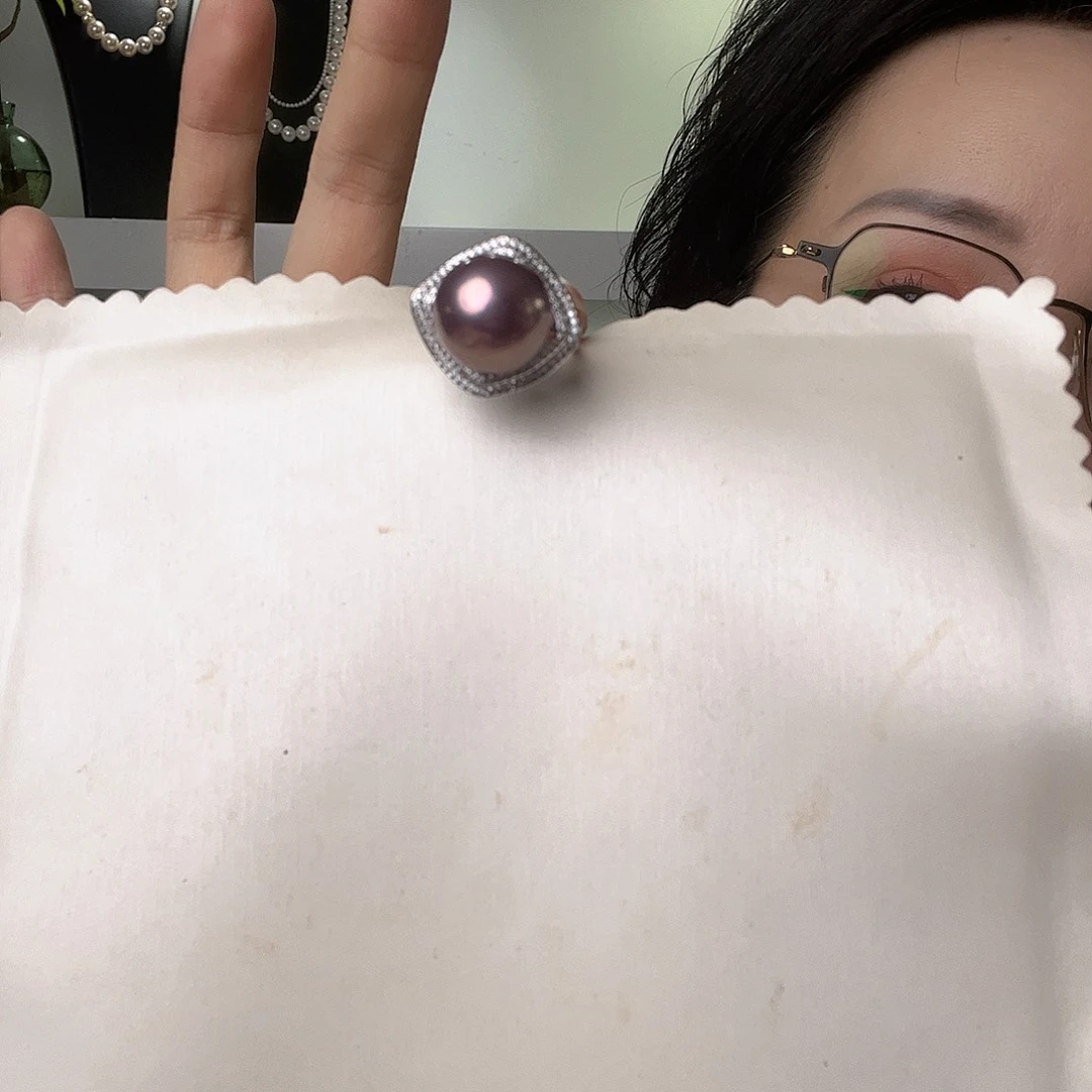 未镶嵌淡水珍珠戒指