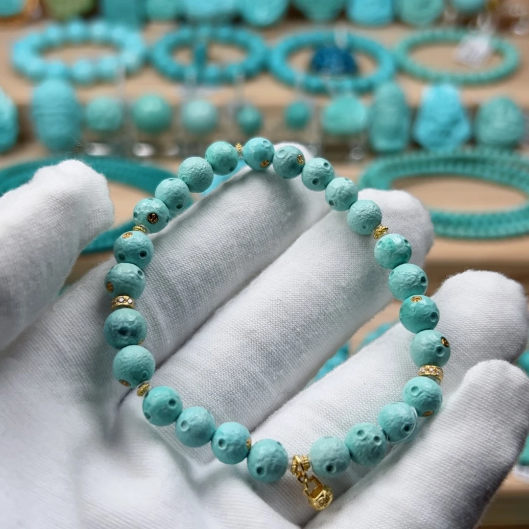 绿松石未镶嵌珠宝奇石