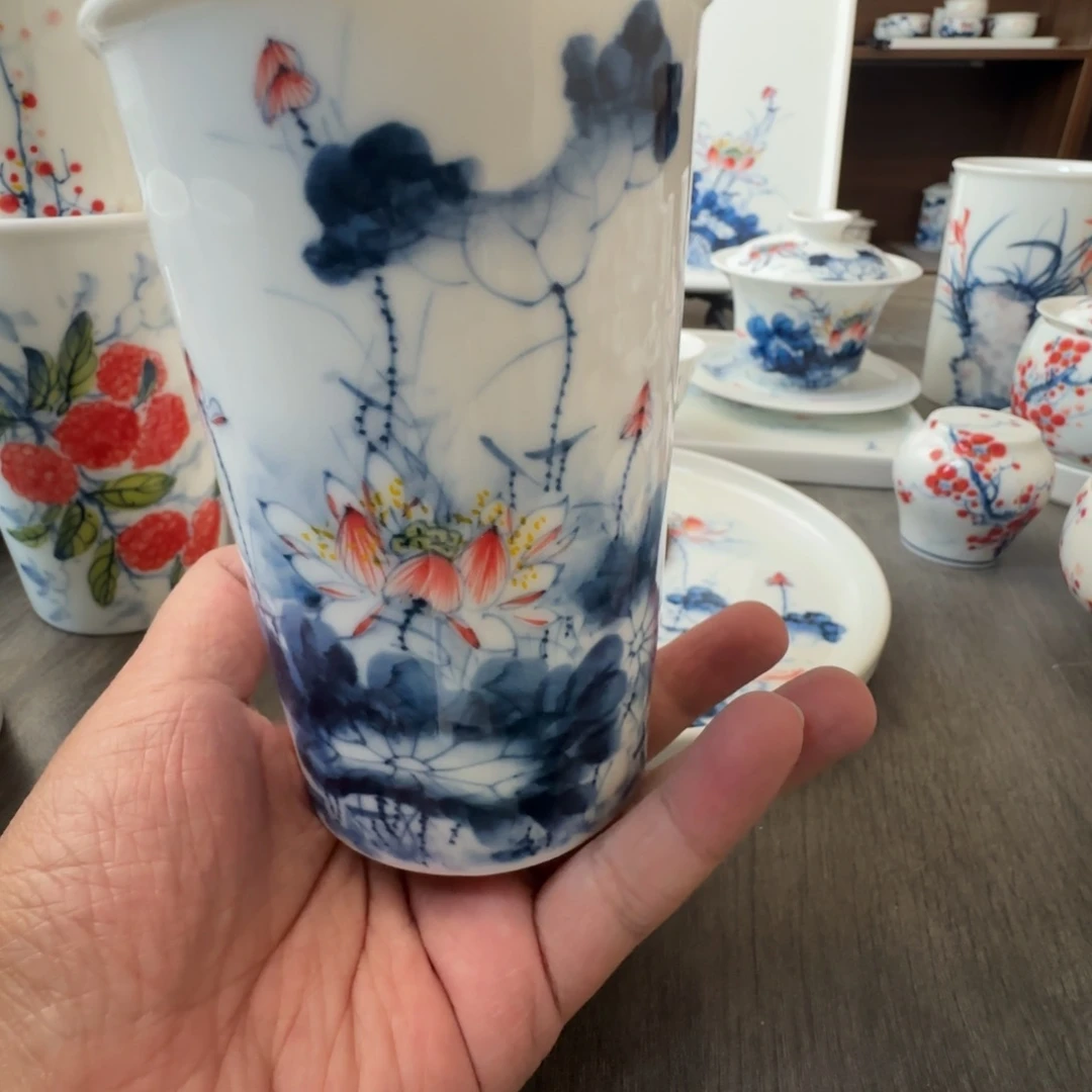 景德镇釉下青花五彩