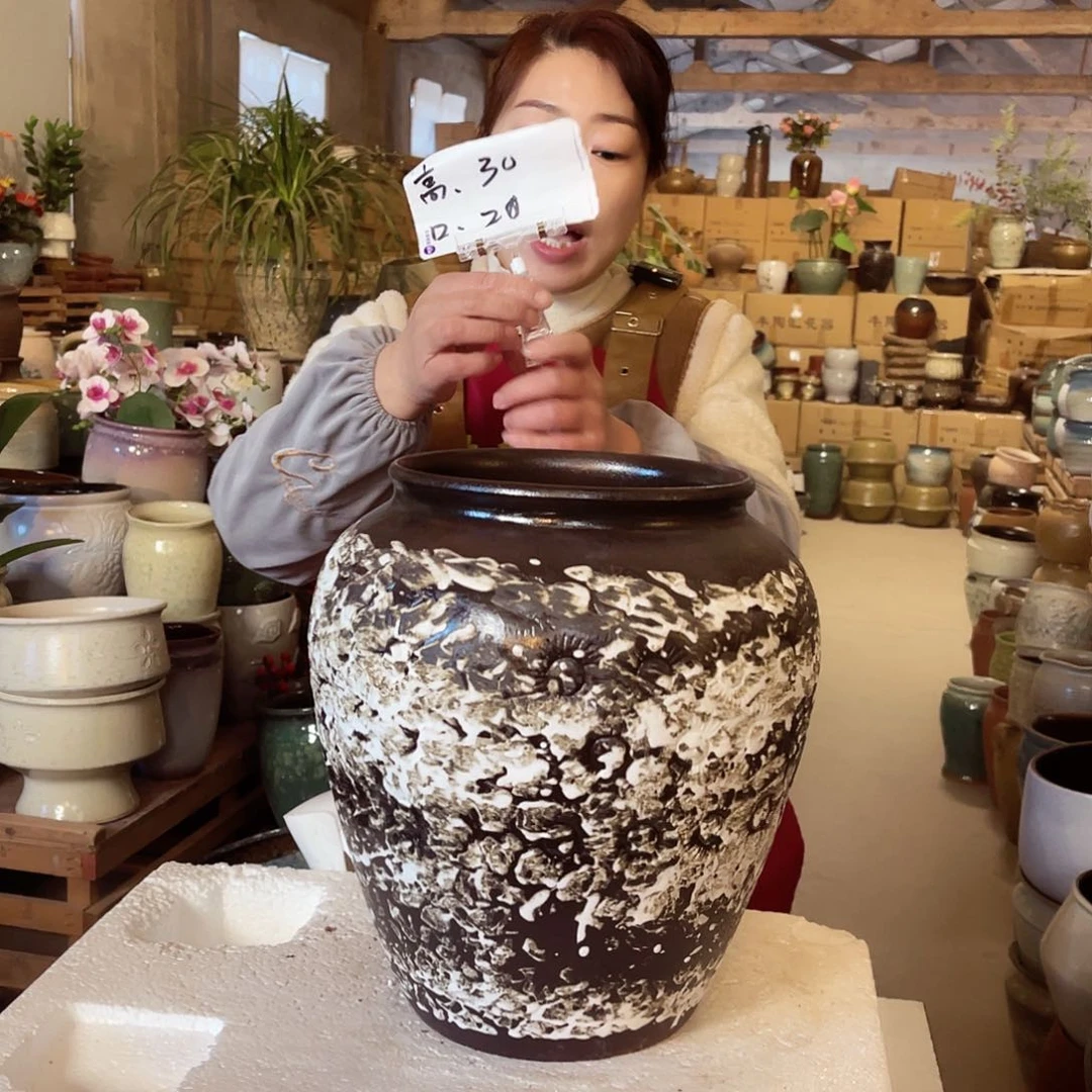 紫砂花盆高度30口径20