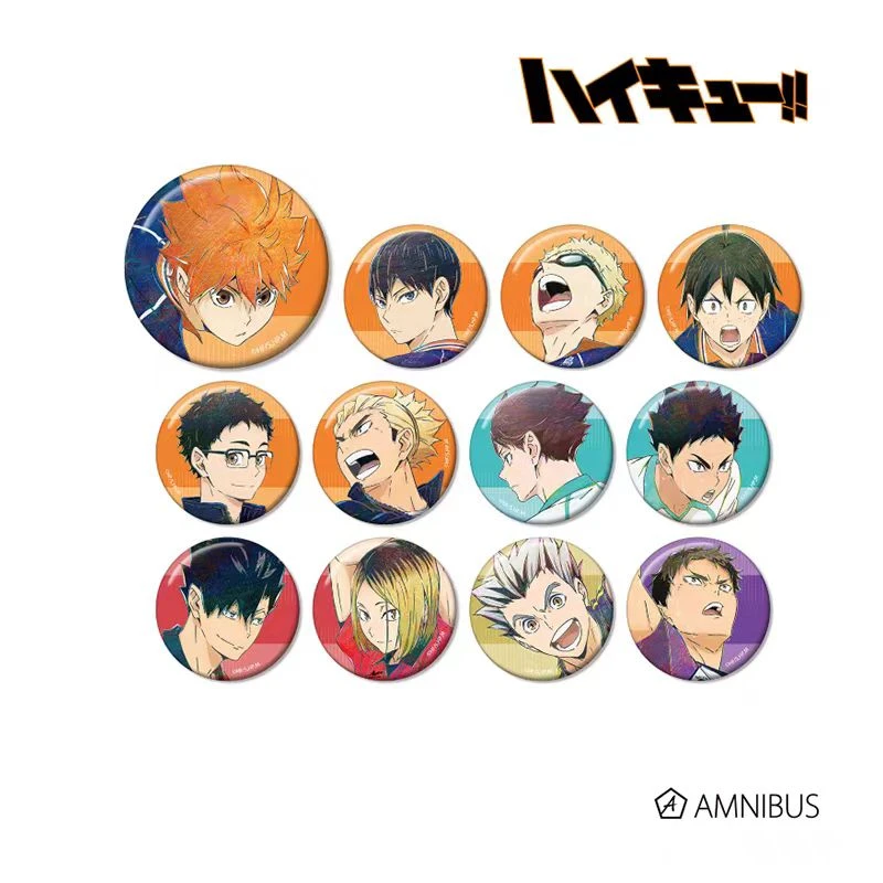 日谷排球少年Ani-Art水彩吧第七弹吧唧徽章盲盒