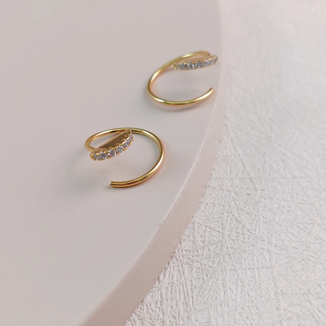 XUPING/旭平首饰 合金合成锆石耳饰 【参与满赠】 GDJ X000684178