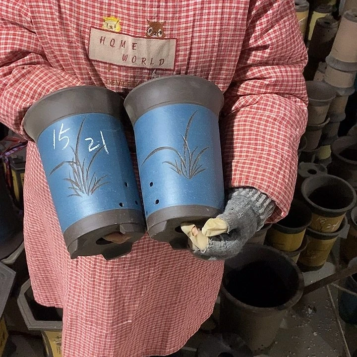 紫砂花盆紫砂花盆