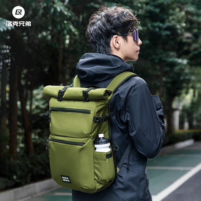 洛克兄弟自行车货架包山地公路车后驮包储物通勤驼包长途骑行装备