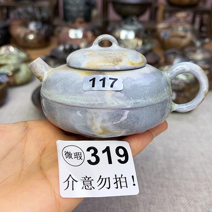 裸柴烧陶瓷手工茶器