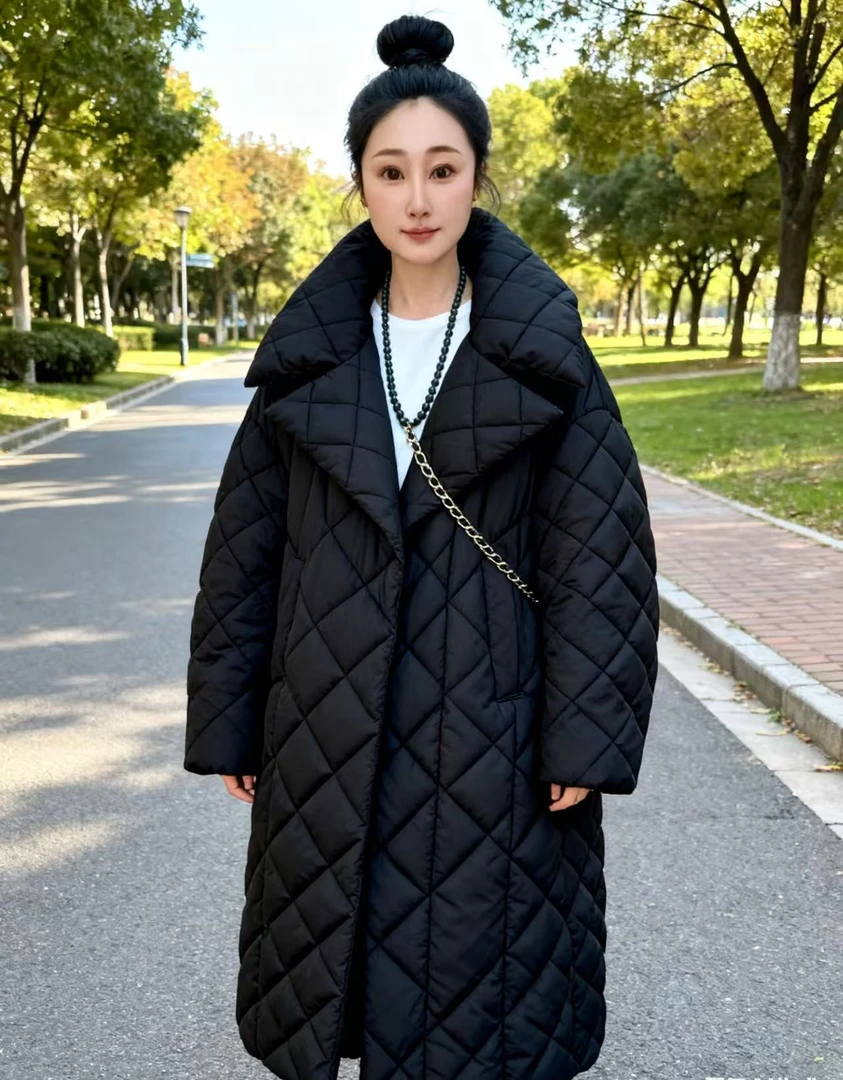 别私拍图片不是实物--女士韩版休闲棉服