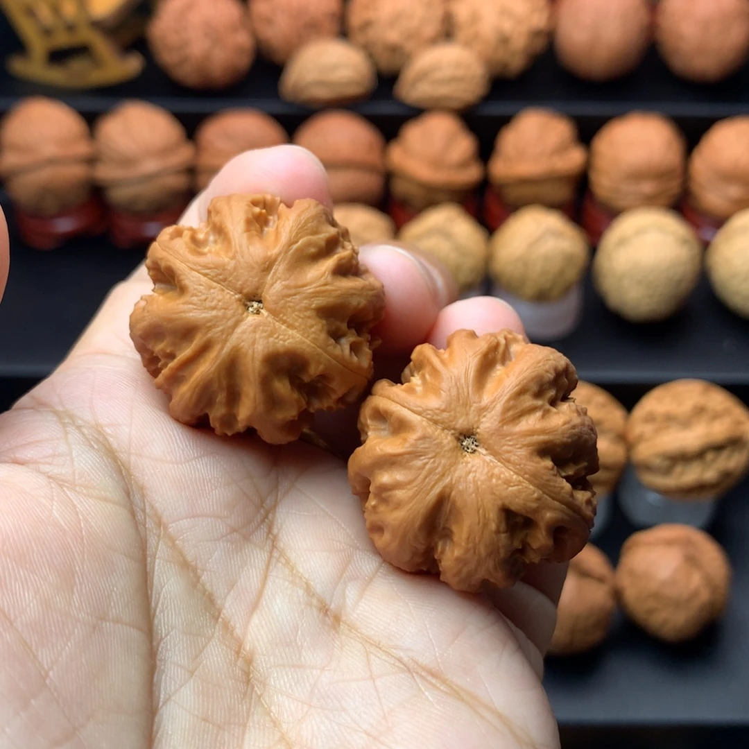 文玩核桃把件可**樂核桃