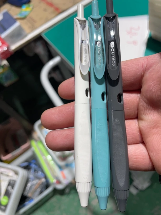 me系列中性笔vividry黑色按动式水笔 0.5mm三支