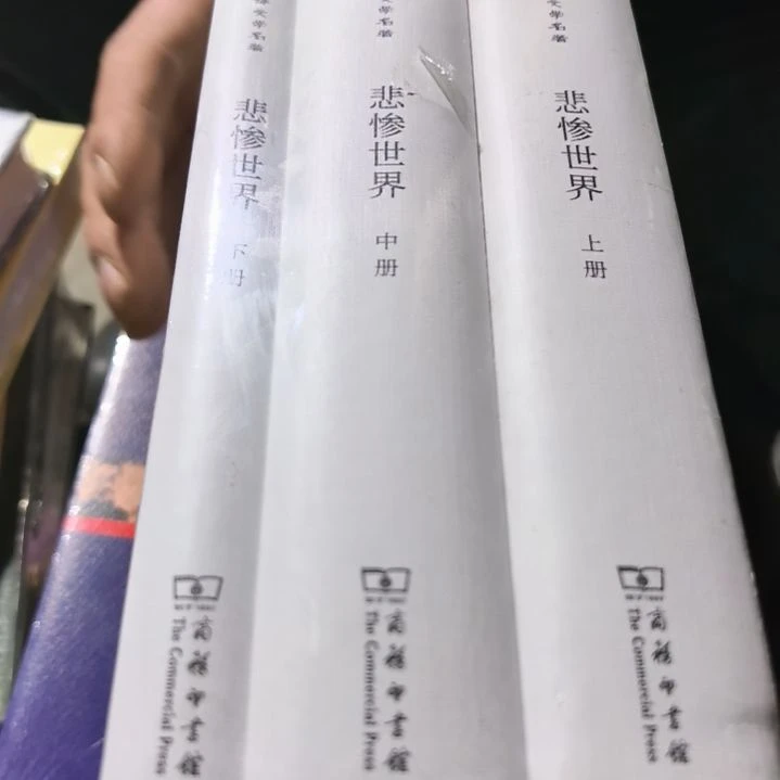 悲惨世界三本一套精装塑封全新库存书