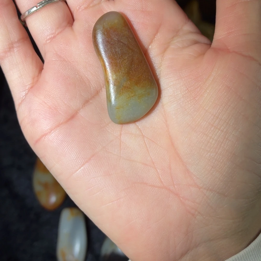 和田玉未镶嵌挂件10