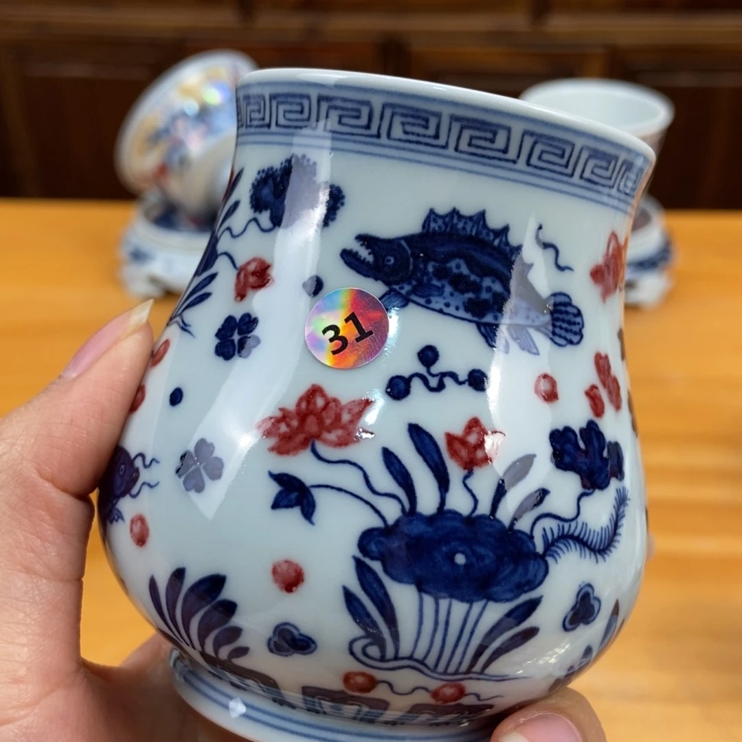 手绘现代茶具非古董