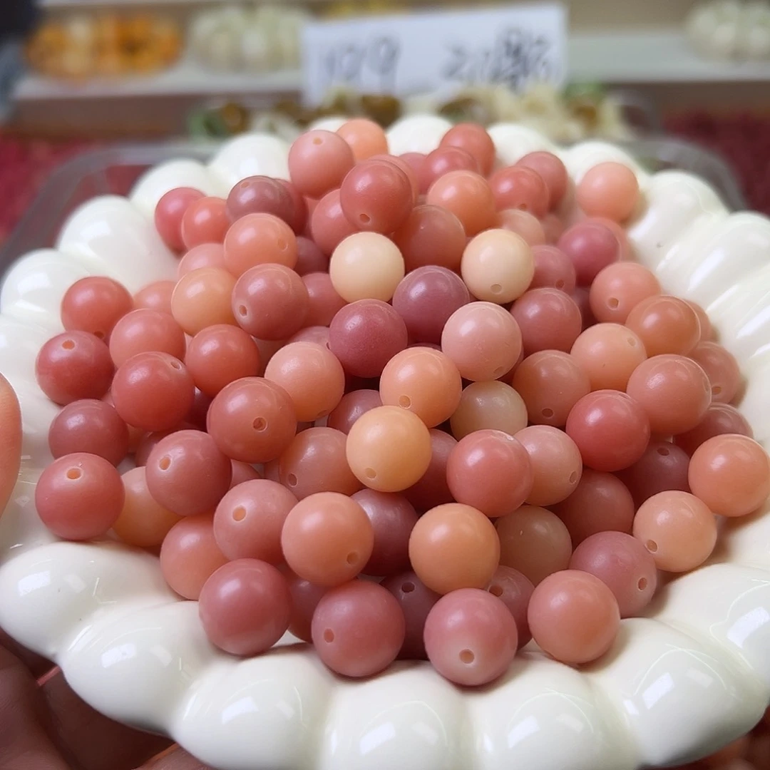 菩提根/象牙果手串卡12玫瑰圆120颗