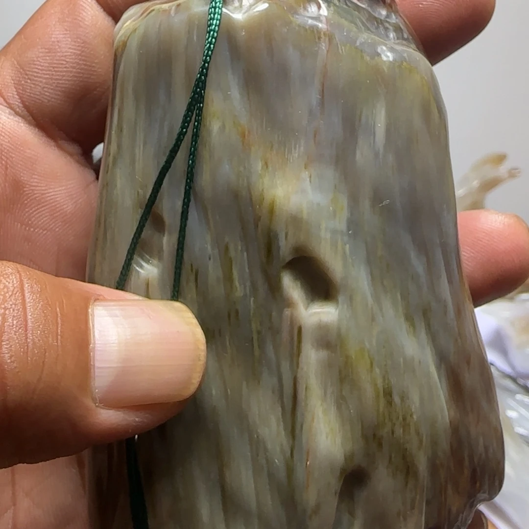 硅化玉珠宝奇石未镶嵌寒****0打孔不退换