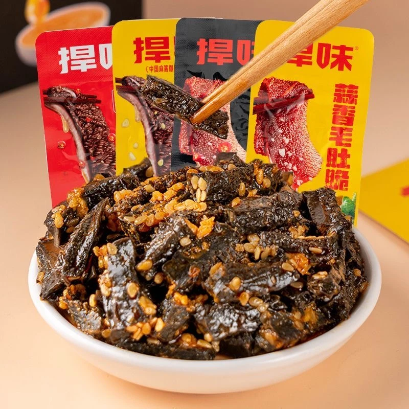 【毛肚个人单】捍味毛肚爆肚脆办公室网红休闲零食礼包