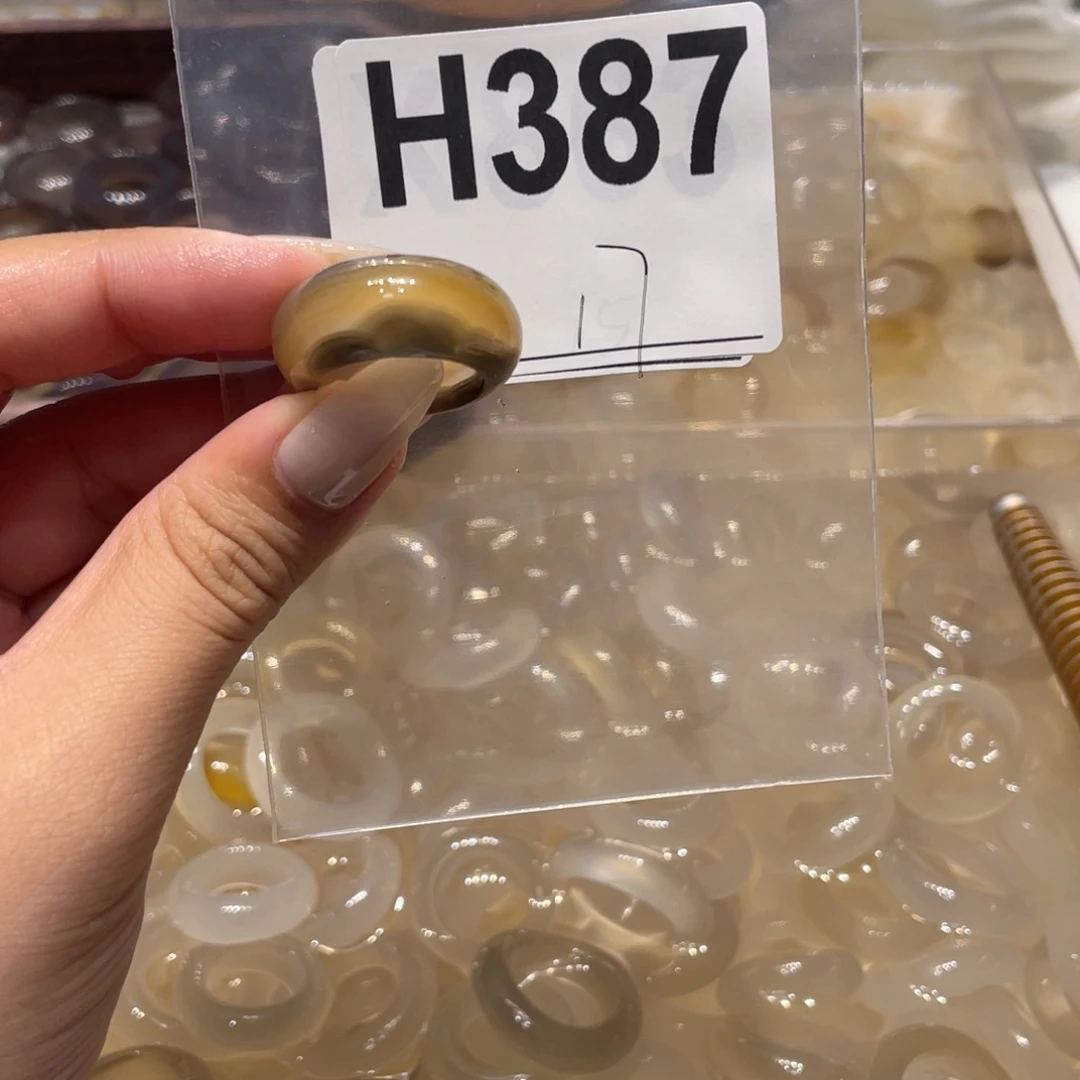 玛瑙/玉髓未镶嵌戒指387