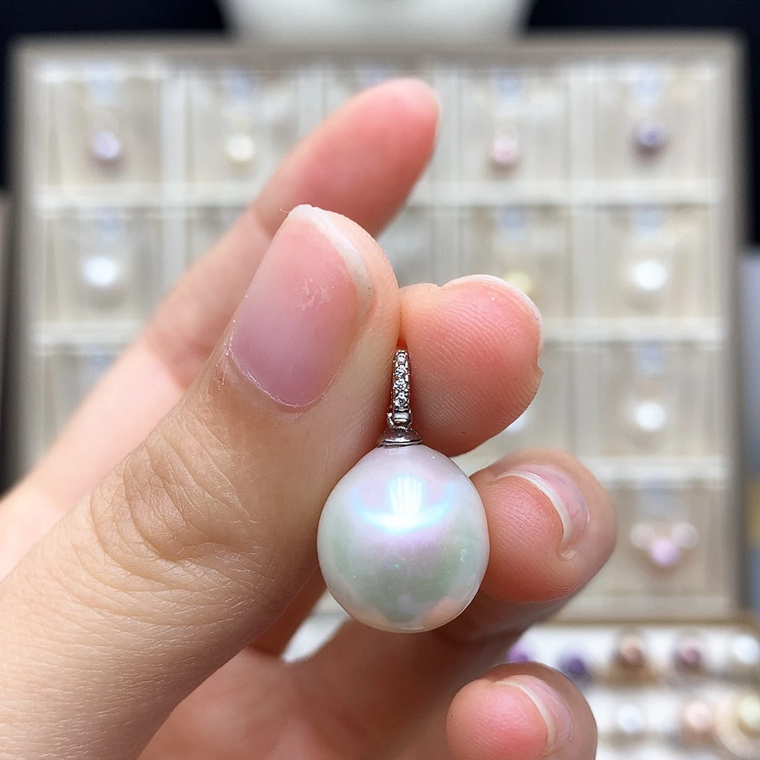 颈饰合金淡水珍珠