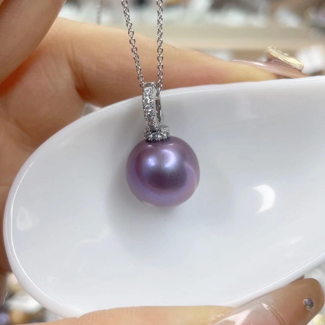 淡水珍珠未镶嵌吊坠(赠链)