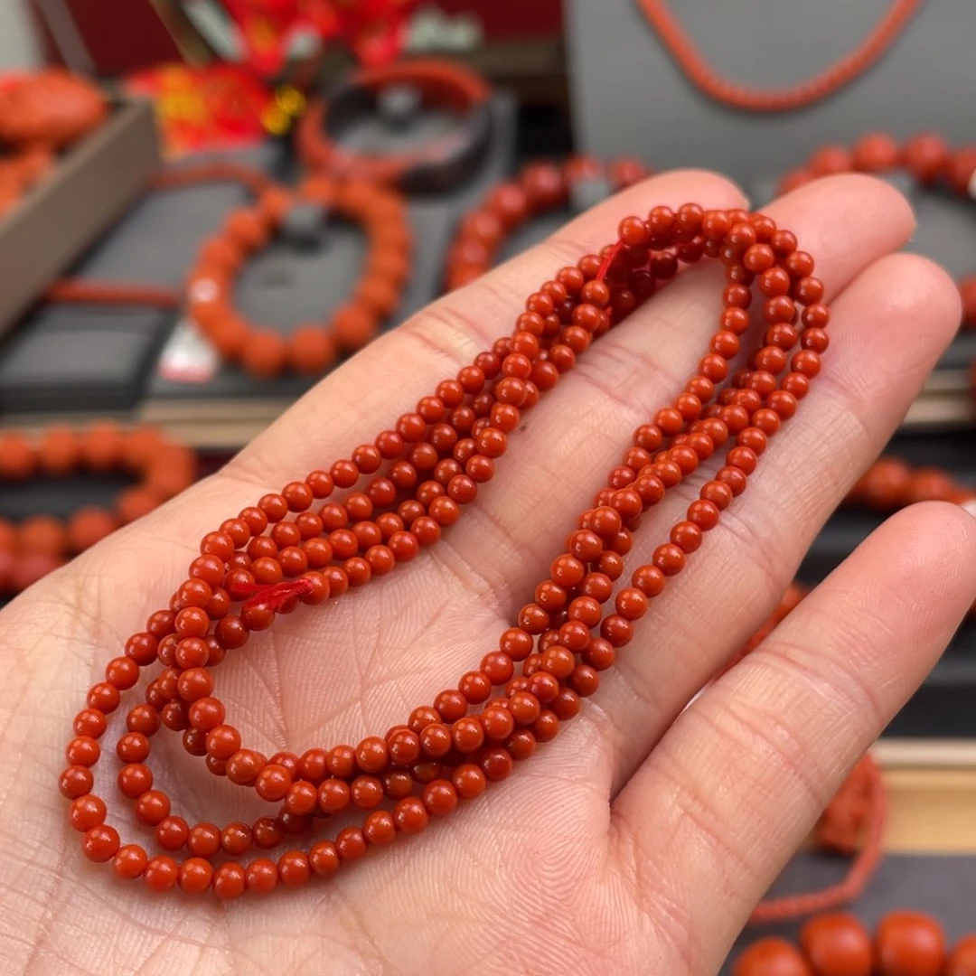 南红玛瑙手串未镶嵌店*二