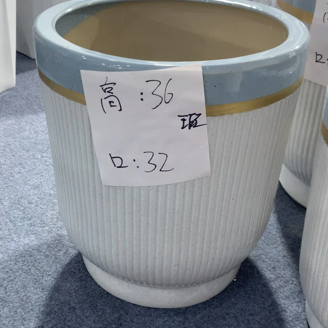 高温陶瓷花盆微瑕