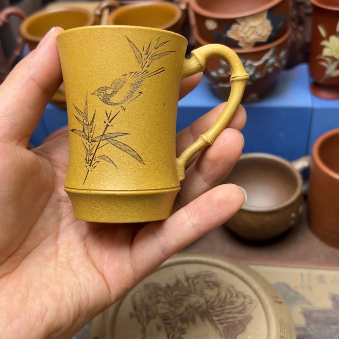 紫砂茶杯紫砂主人杯100cc