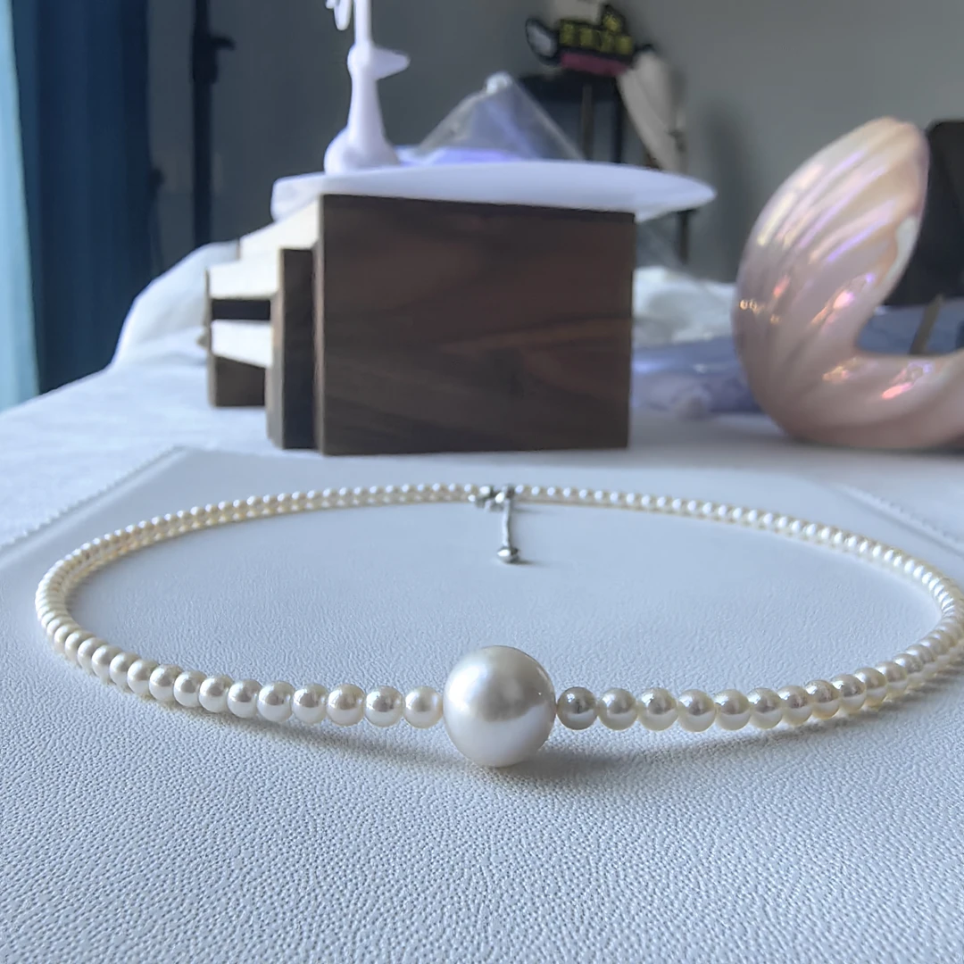 【永恒之心】天然淡水3-11mm珍珠轻奢极简风项链多样性发其一