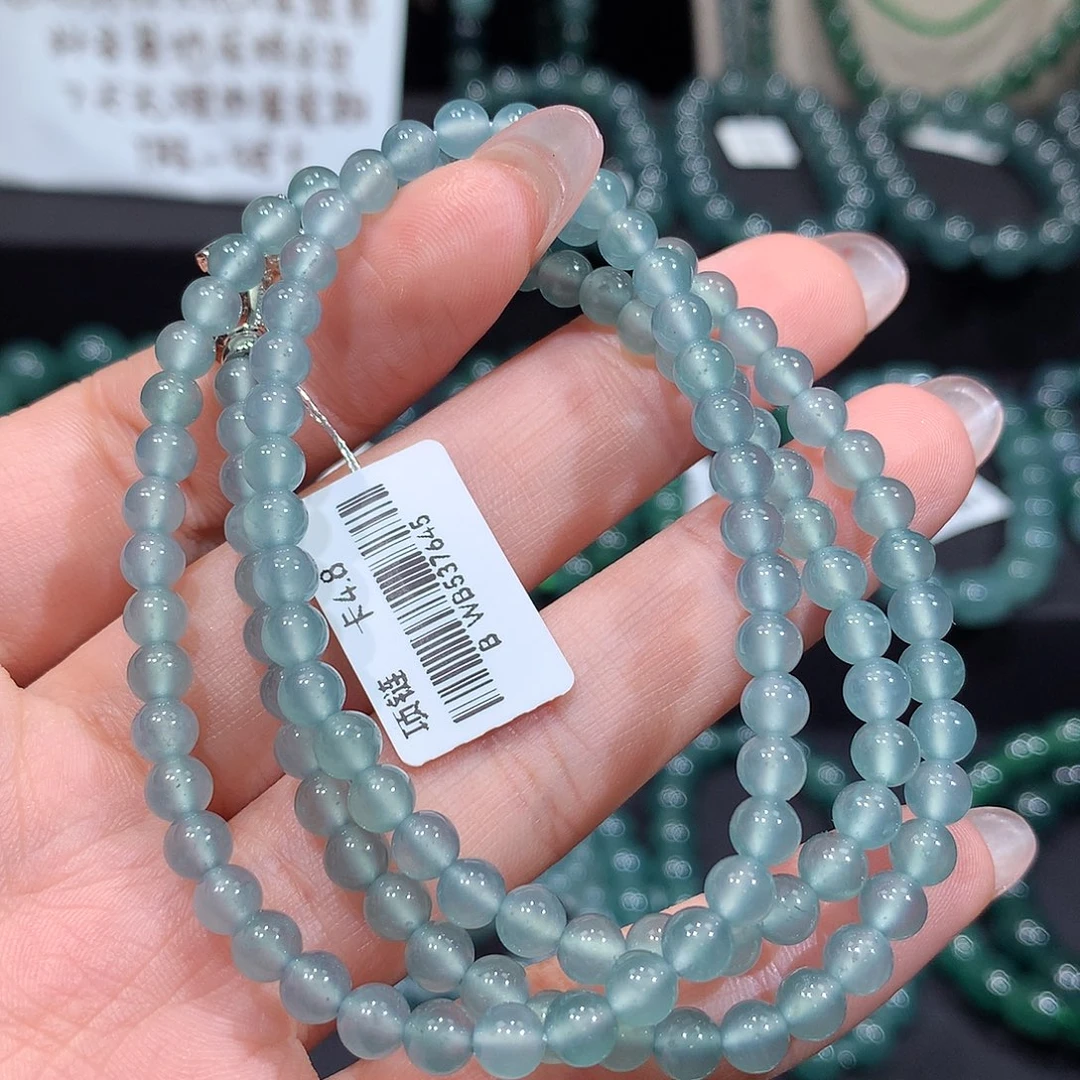 未镶嵌手链翡翠格****技天然a货翡翠项链