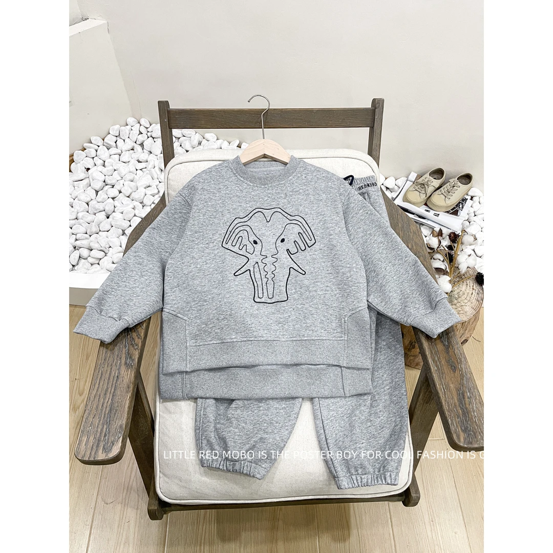 【现现】童装男儿童运动休闲套装2025春秋新款两件套MMT831283