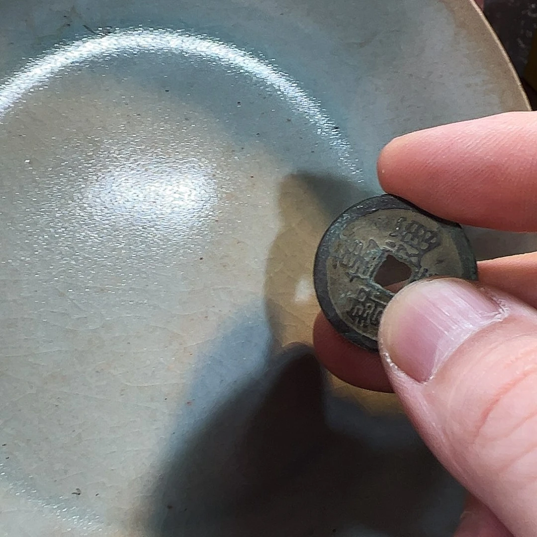 瓷片五大名窑瓷器摆件瓷片