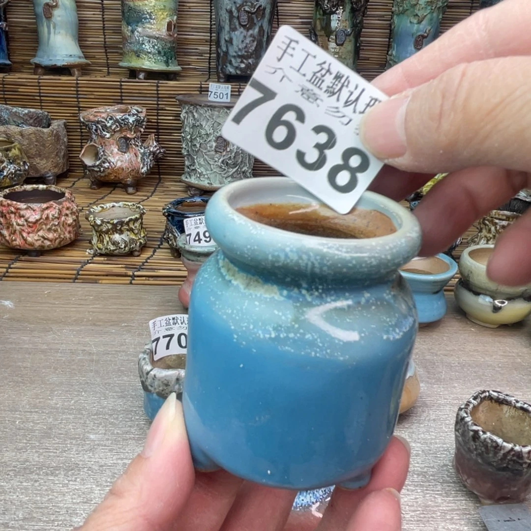 手工花盆默认瑕疵完美者勿拍