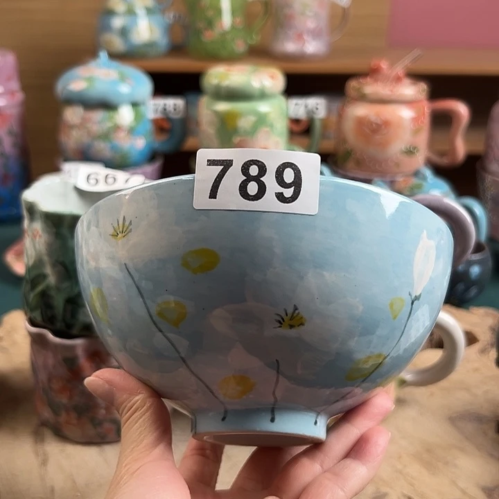 景德镇陶瓷手绘作品789