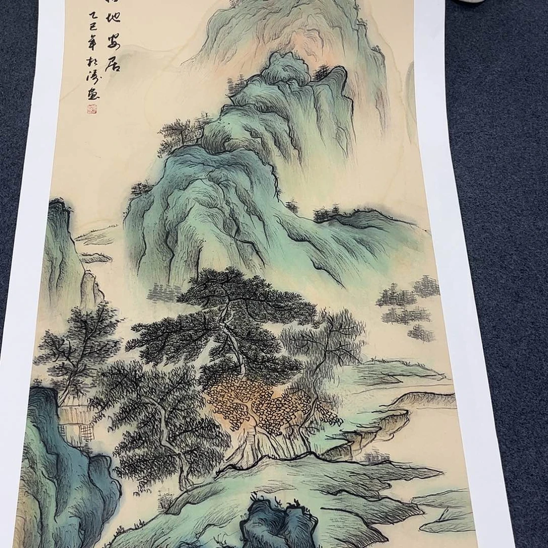 国画国画作品宣纸纯手绘
