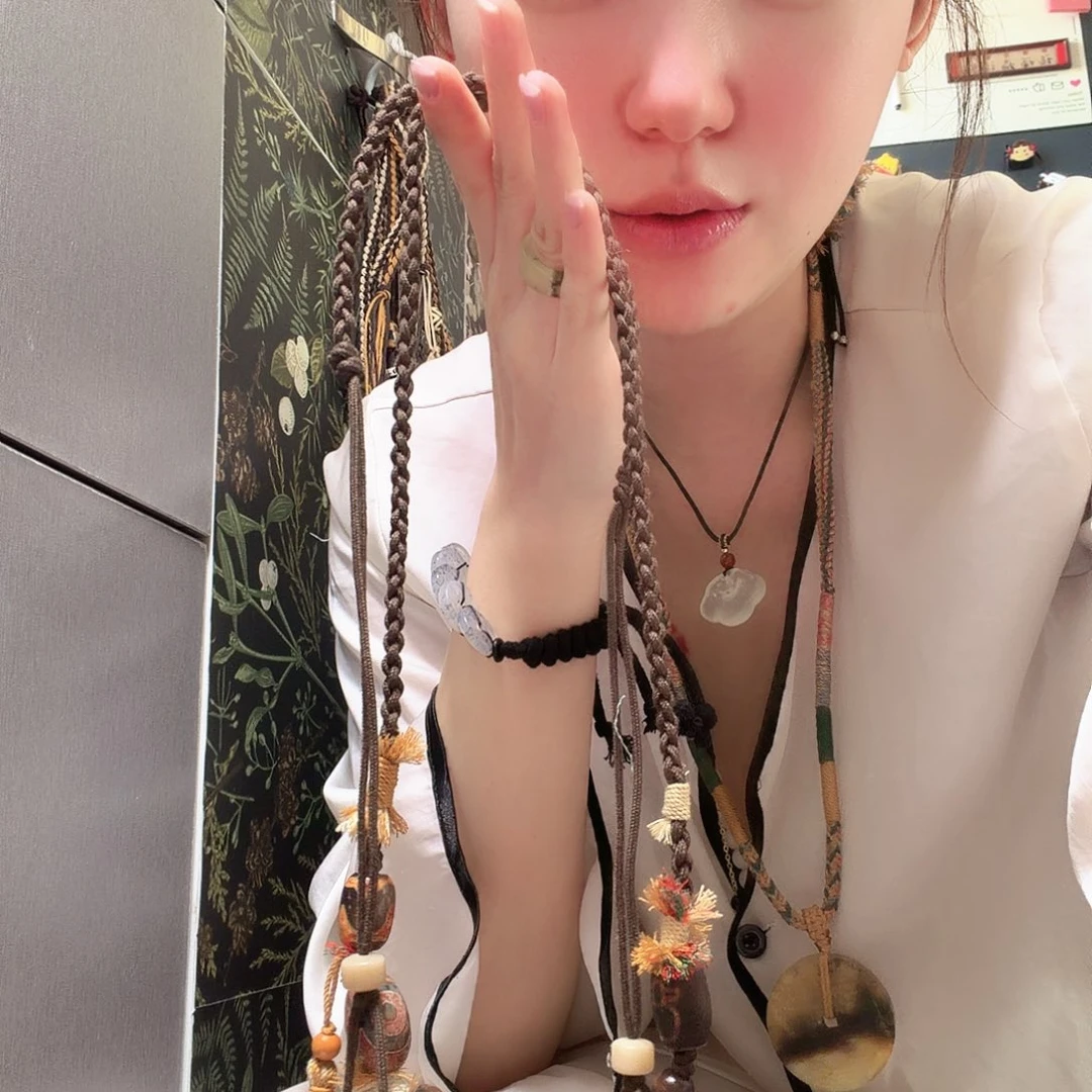 玛瑙/玉髓未镶嵌吊坠